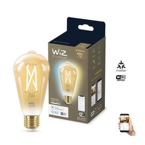 LED Stmievateľná žiarovka VINTAGE ST64 E27/7W/230V 2000-5000K CRI 90 Wi-Fi - WiZ 8718699787233 vyobraziť