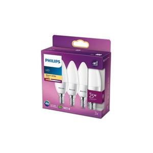 SADA 3x LED Žiarovka Philips B35 E14/4W/230V 2700K 8718699773014 vyobraziť