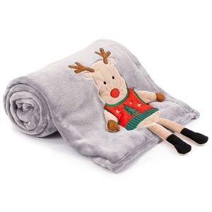 4Home Vianočná deka Xmas Reindeer, 150 x 200 cm vyobraziť