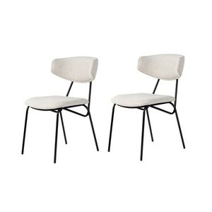 Súprava jedálenských stoličiek Nancy White and Black, 2 ks vyobraziť