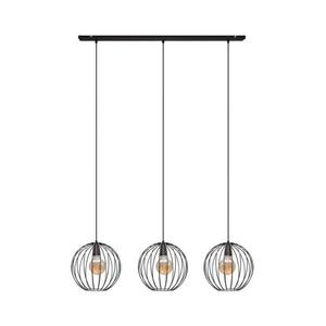 Luster na lanku MERCURE 3xE27/15W/230V čierna W-L 1388L/3 BK-B vyobraziť