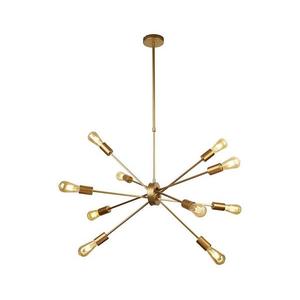 Searchlight 29010-10GO - Luster na tyči ALPHA 10xE27/60W/230v zlatá 29010-10GO vyobraziť