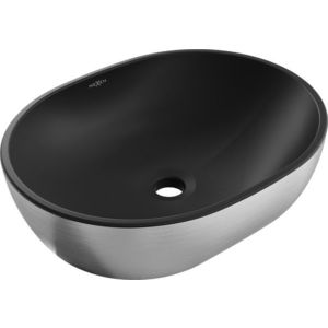MEXEN - Viki umývadlo na dosku 48 x 35, čierna mat/strieborná vzor 21054873 vyobraziť