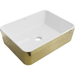 MEXEN - Catia umývadlo na dosku 48 x 37, biela/zlatá vzor 21314808 vyobraziť