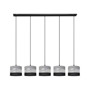 Luster na lanku HELEN 5xE27/15W/230V čierna/šedá/strieborná W-L 0801/5 BK-B +GR+SL+MAT+BK vyobraziť