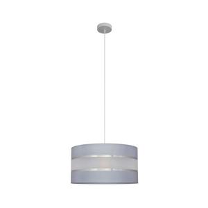 Luster na lanku HELEN 1xE27/15W/230V pr. 40 cm šedá/strieborná W-KM 0804/1 GR+SL+MAT vyobraziť