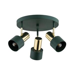Argon 6196 - Bodové svietidlo DORIA 3xE27/15W/230V zelená/mosadz 6196 vyobraziť