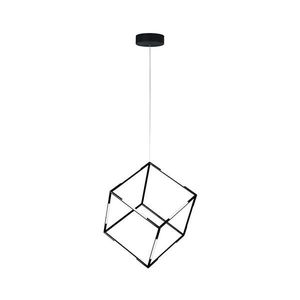 142025 - LED Luster na lanku DICE LED/48W/230V čierna 142025 vyobraziť