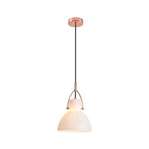 111029 - Luster na lanku RACK 1xE27/11W/230V biela/medená 111029 vyobraziť