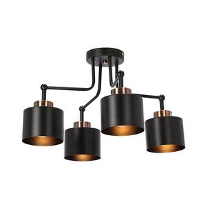 Prisadený luster OLENA 4xE27/60W/230V čierna 34-78148 vyobraziť