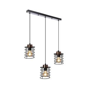 Luster na lanku GLOB 3xE27/40W/230V čierna 33-00378 vyobraziť