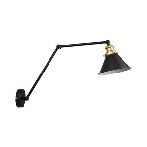 Nástenná lampička FUNDO 1xE27/40W/230V čierna/zlatá 21-05908 vyobraziť