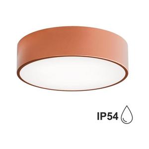 Vonkajšie stropné svietidlo so senzorom CLEO 2xE27/24W/230V pr. 30 cm medená IP54 5907623600141 vyobraziť