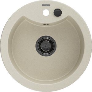 MEXEN/S MEXEN/S - Diego granitový drez 1 488 x 480 mm, béžová, + čierny sifón 6512481000-69-B vyobraziť