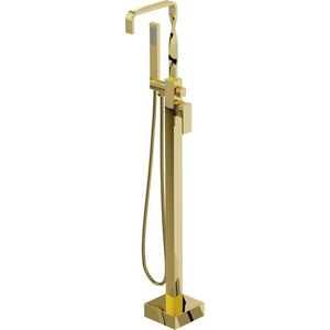 MEXEN - Avila Voľne stojaca vaňová batéria, zlatá 75833-50 vyobraziť