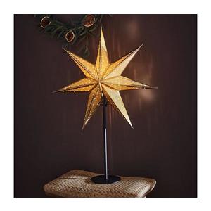 Markslöjd 705795 - Vianočná dekorácia GLITTER 1xE14/25W/230V 65 cm čierna/zlatá 705795.00 vyobraziť