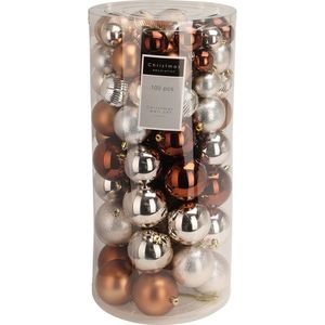 Súprava vianočných ozdôb Amber, 100 ks, plast vyobraziť