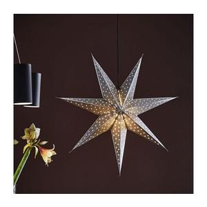 Markslöjd 705788 - Vianočná dekorácia GLITTER 1xE14/25W/230V pr. 75 cm strieborná 705788 vyobraziť