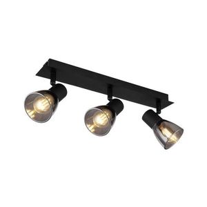 Globo 54307-3 - Bodové svietidlo CLAUDE 3xE14/40W/230V čierna 54307-3 vyobraziť