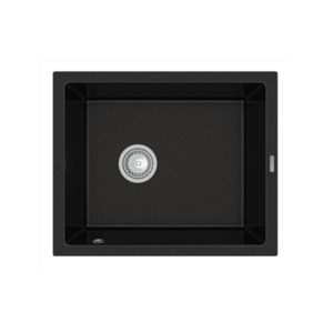 Granitový drez MEXEN PEDRO čierny/strieborný vyobraziť
