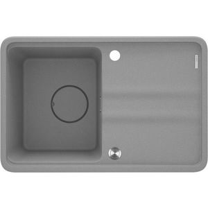 DEANTE DEANTE - Momi metallic grey Granitový drez, 1-bowl with drainer ZKM_S11A vyobraziť