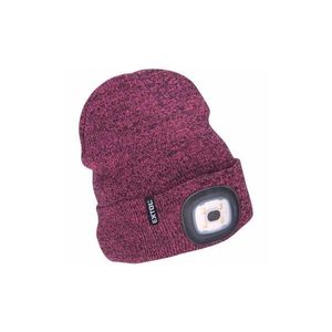 Extol - Čiapka s čelovkou a USB nabíjaním 300 mAh fialová veľ. UNI 43461 vyobraziť
