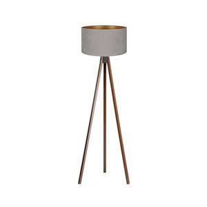 Brilagi - Stojacia lampa VELVET 1xE27/60W/230V wenge/šedá AS0462+DU82498 vyobraziť