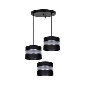 Luster na lanku CORAL 3xE27/60W/230V čierna/chróm pr. 45 cm 0992 vyobraziť