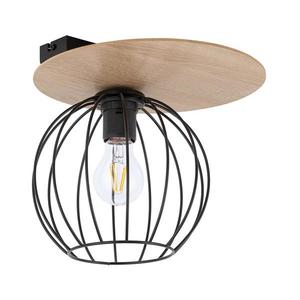 Prisadený luster CYBER 1xE27/60W/230V drevo/čierna 32354 vyobraziť