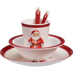 5-dielna detská jedálenská súprava z melamínu Santa vyobraziť