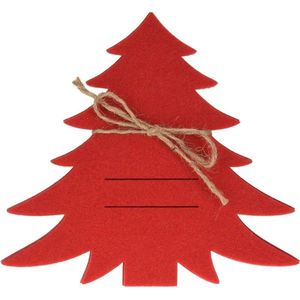 Vrecko na príbory X-Mas Tree červená, sada 4 ks vyobraziť