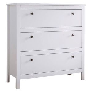 Komoda OLJE 3S, biela vyobraziť