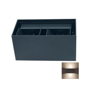 LED Vonkajšie nástenné svietidlo LED/12W/230V IP54 čierna KIRA DUO BLACK vyobraziť