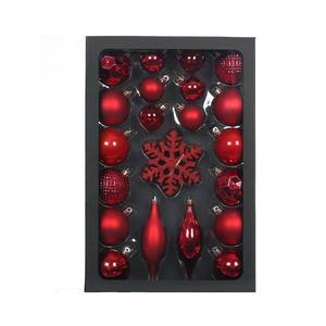 - Sada vianočných ozdôb 25 ks červená 50004962 vyobraziť