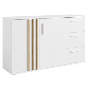 Komoda TOLIS 2D3S, biela vyobraziť