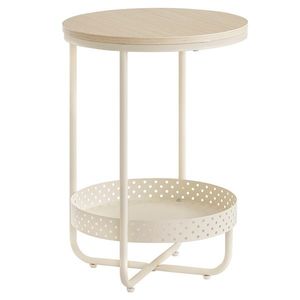 Odkladací stolík E1015 CRM, krémový vyobraziť
