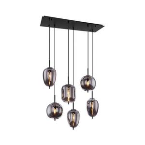 Globo 15345-6 - Luster na lanku BLACKY 6xE14/40W/230V čierna 15345-6 vyobraziť