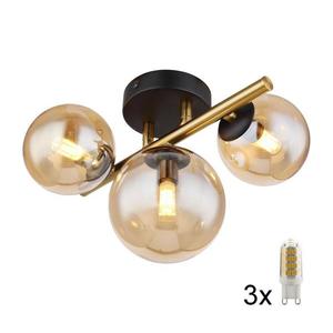 Globo 56135-3W - LED Prisadený luster RIHA 3xG9/3, 5W/230V mosadz 56135-3W vyobraziť