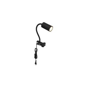 Globo 57911KB - Flexibilná lampa s klipom ROBBY 1xGU10/25W/230V čierna 57911KB vyobraziť