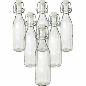 Skleněná fľaša s clip uzáverom, 0, 5 l, 6 ks, 0, 5 l vyobraziť