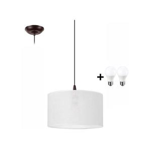 LED Luster na lanku NOEL 1xE27/60W/230V biela LM-1.163/BIAŁY vyobraziť