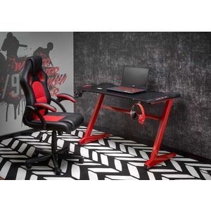 Herní stůl Temar černo-červený vyobraziť