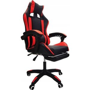 Herní židle s podnožkou KG104 červené vyobraziť