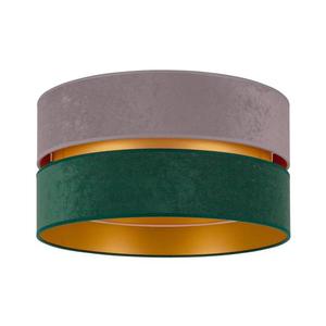 - Stropné svietidlo DUO 1xE27/15W/230V pr. 40 cm šedá/zelená/zlatá 83826 vyobraziť