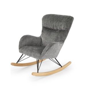 Houpací křeslo CASTRO šedé vyobraziť