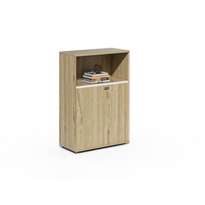 Houseland Profit Dru 02 prírodná dubová kancelárska skriňa vyobraziť