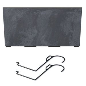 Hrantík s hákmi Efect antracit vyobraziť