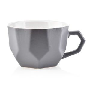 Hrnček SALLY GEO 450 ml šedý vyobraziť