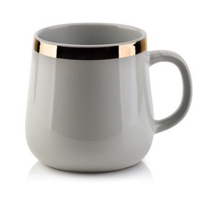 Hrnček DALIA 500ml šedo-zlatý vyobraziť