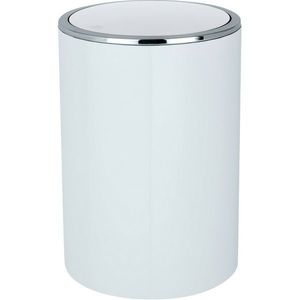 Wenko Odpadkový kôš s výkyvným vekom Inca 5 l, biela vyobraziť
